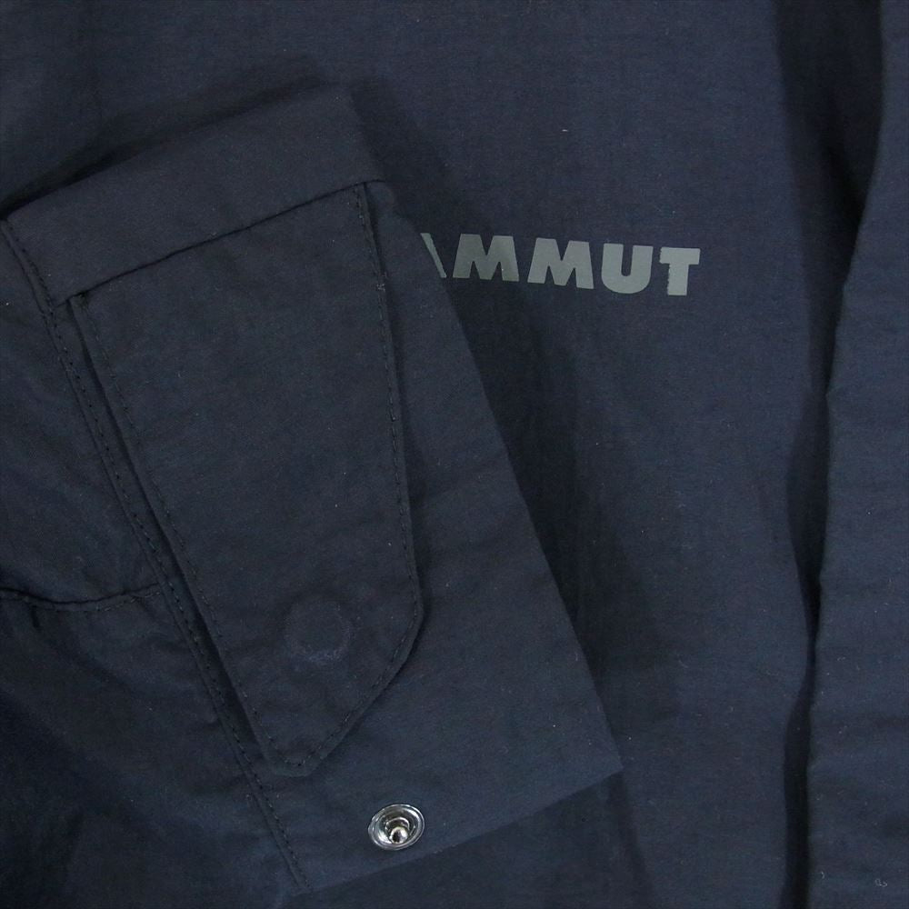 Mammut マムート 1012-00670 Utility WB Coat ユーティリティ ウィンドブレーカー コート ロゴ マウンテンパーカ ブラック系 XS【中古】