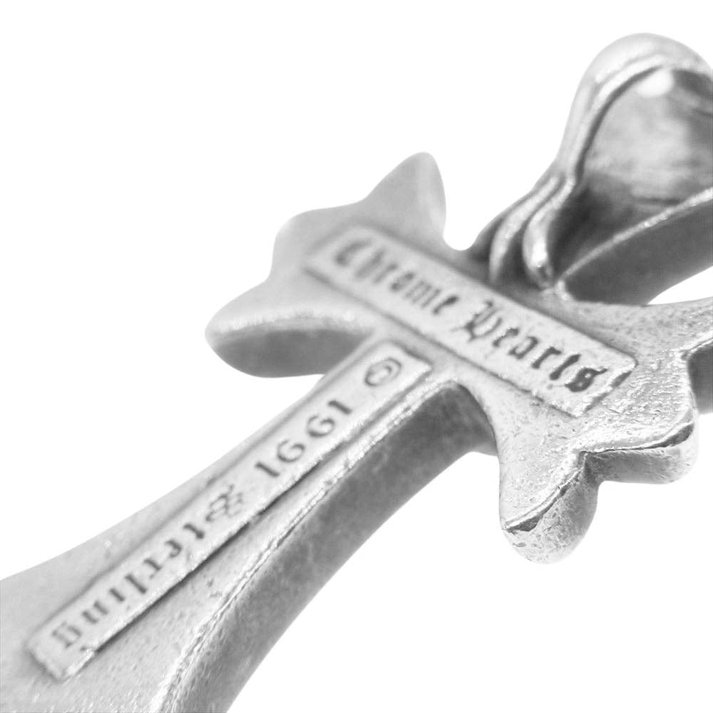 CHROME HEARTS クロムハーツ(原本無) CH CRS SML スモール CHクロス ペンダント シルバー系【中古】