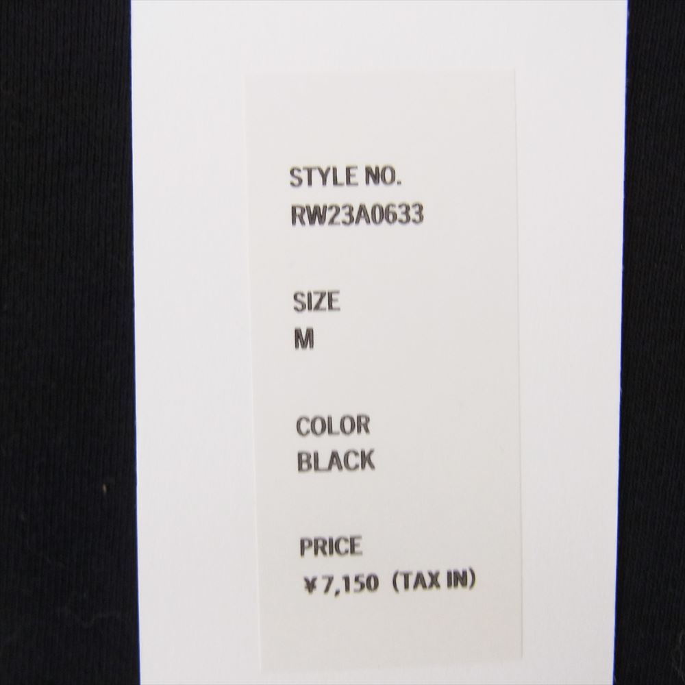 ROTTWEILER ロットワイラー 23AW RW23A0633 CLASSIC LOGO TEE クラシック ロゴ 半袖 Tシャツ ブラック系 M【美品】【中古】