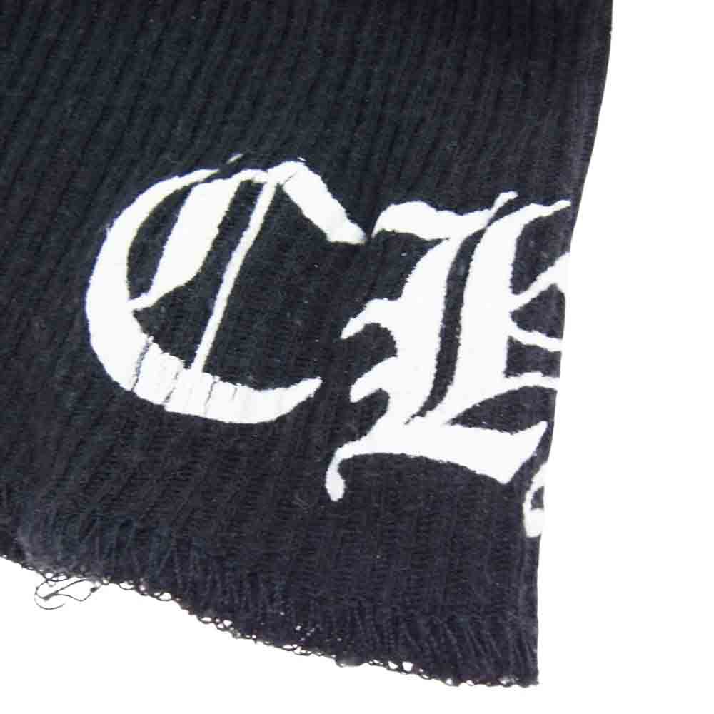 CHROME HEARTS クロムハーツ(原本無) 国内正規品 ロゴプリント スター タンクトップ インナー カットソー ブラック系 S【中古】
