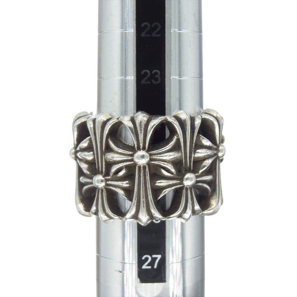 CHROME HEARTS クロムハーツ(原本無) CEMETERY セメタリークロス リング シルバー系 25.5号【中古】