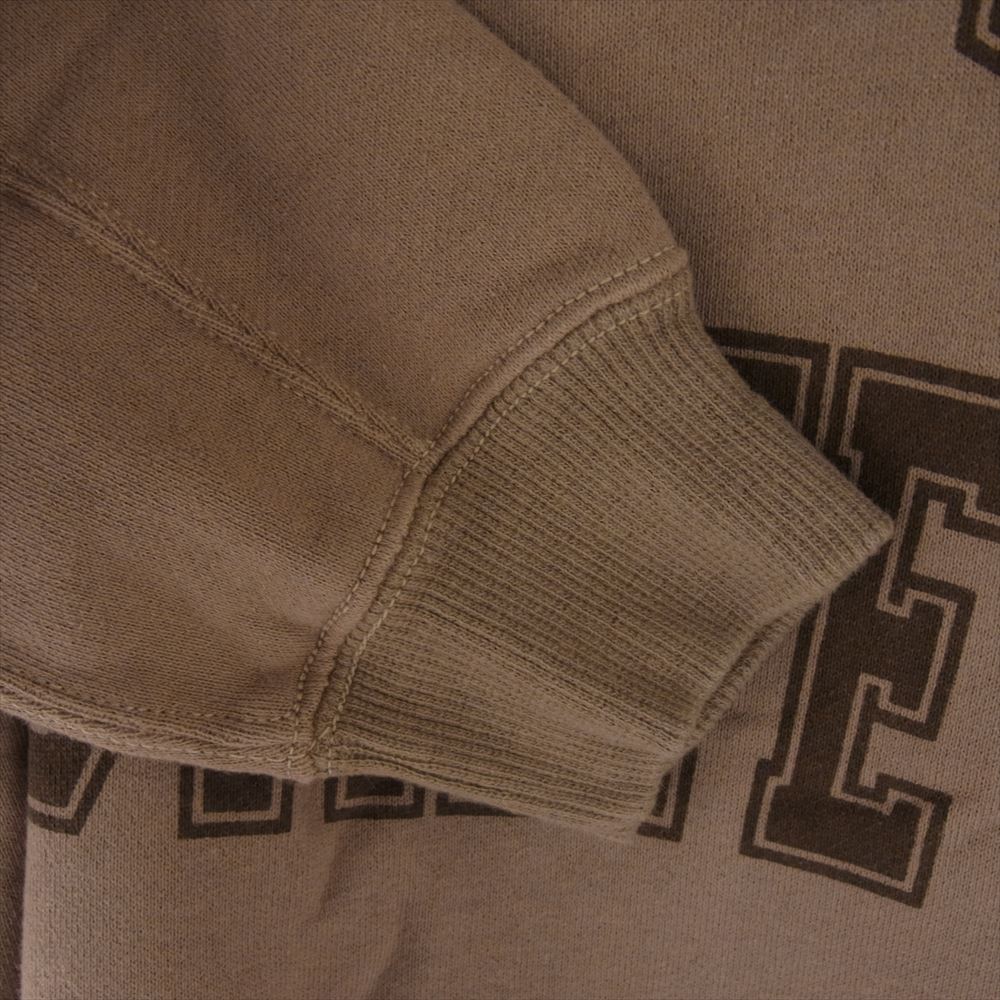 THE FLAT HEAD ザフラットヘッド CL-PS102 BUCKEYE STATE SWEAT PARKA プリント プルオーバー フーディ パーカー ブラウン系 XL【美品】【中古】