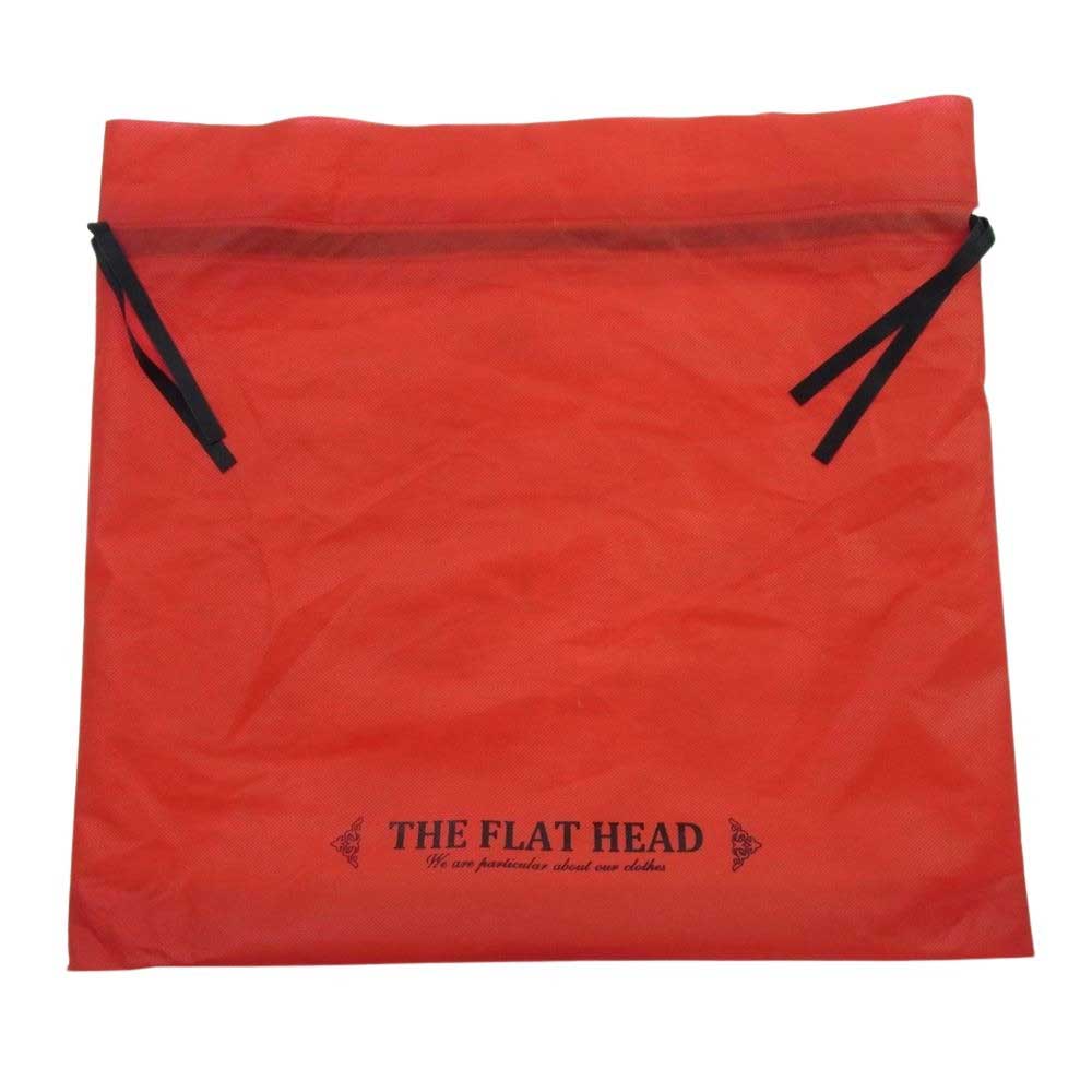 THE FLAT HEAD ザフラットヘッド 日本製 STOCK BURG 牛革 カウレザー トートバッグ ショルダーバッグ ブラウン系【中古】