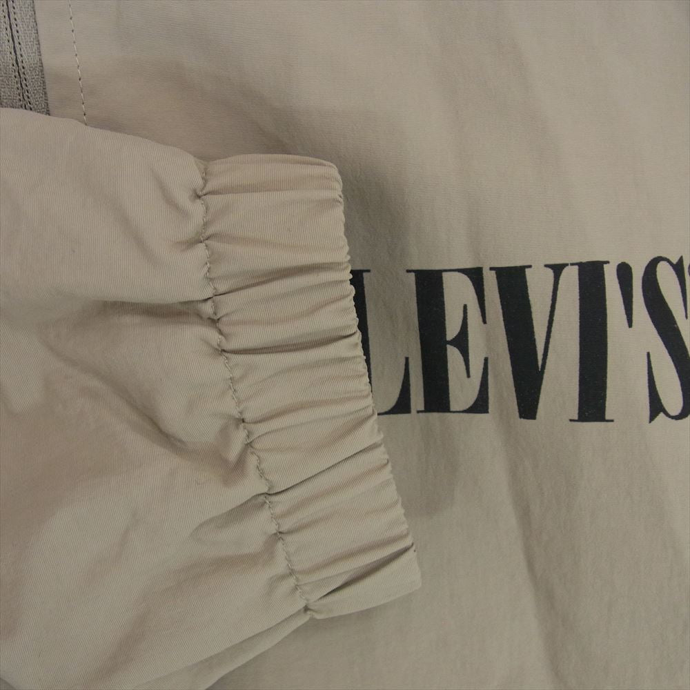 Levi's リーバイス PC9-85425-0000 SPORTY FULL ZIP JACKET スポーティー フルジップ ナイロン ジャケット ベージュ系 S【中古】