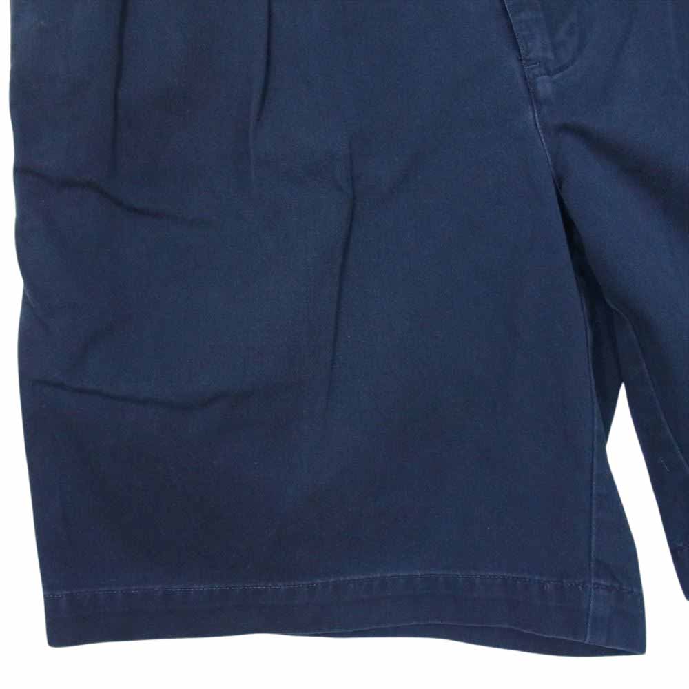 POLO RALPH LAUREN ポロ・ラルフローレン ヴィンテージ TYLER SHORT タック ショート ハーフ パンツ ネイビー系 33【中古】