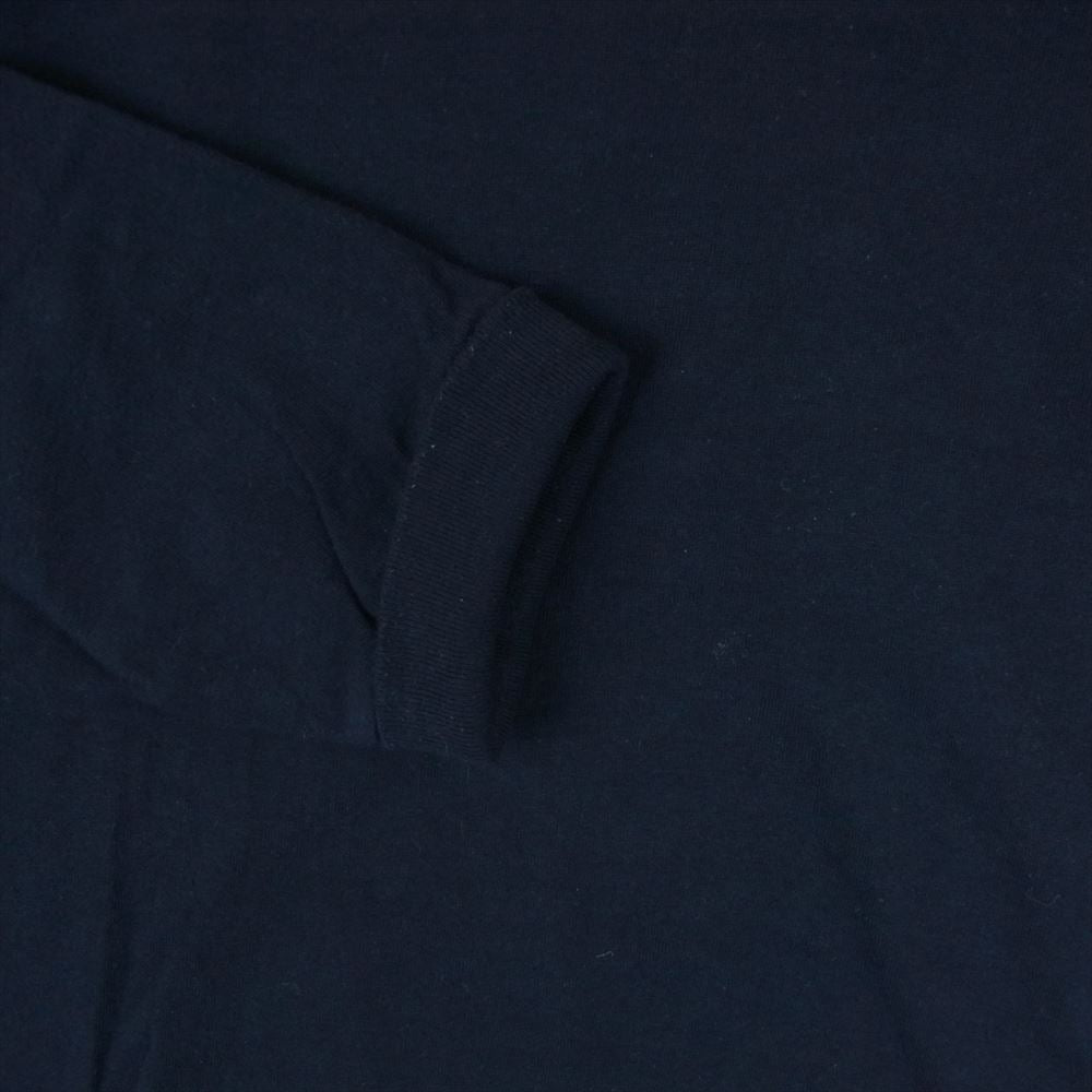COMOLI コモリ 23SS X01-05008 空紡天竺 長袖 Tシャツ ロングスリーブ ロンT ダークネイビー系 3【中古】