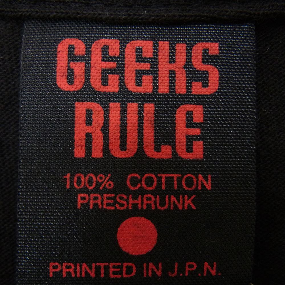 ギークスルール EVANGELION VOL.03 エヴァンゲリオン プリント 半袖 クルーネック Tシャツ ブラック系 XXL ニカラグア製【新古品】【未使用】【中古】