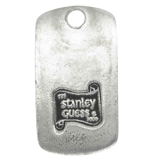 STANLEY GUESS スタンリーゲス スカル ドッグタグ スモール ペンダントトップ シルバー系【中古】