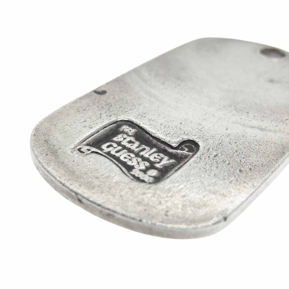 STANLEY GUESS スタンリーゲス アーマー ドッグタグ ラージ ペンダントトップ シルバー系【中古】