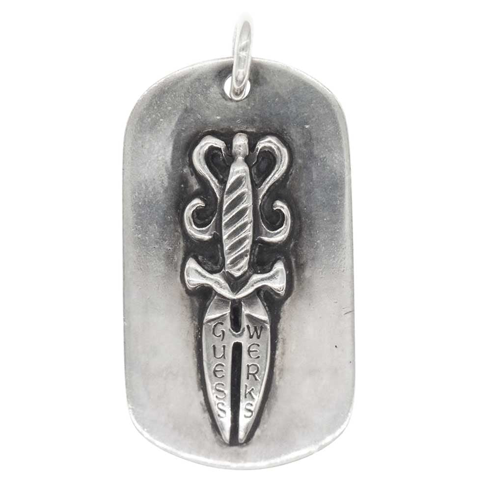 STANLEY GUESS スタンリーゲス ダガー ドッグタグ ラージ ペンダント