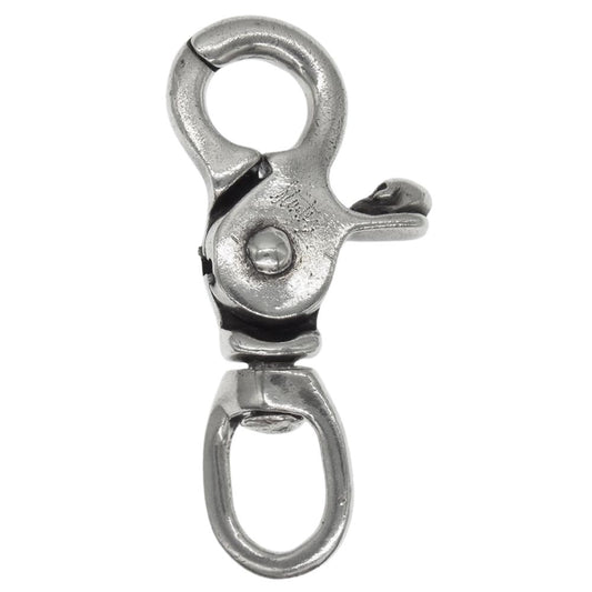 STANLEY GUESS スタンリーゲス ファンクロス スカルクリップ キーチェーンクリップ シルバー系【中古】