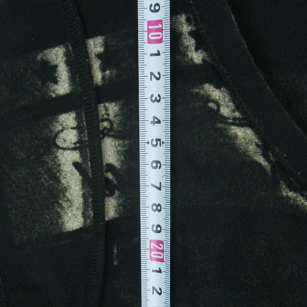 HYSTERIC GLAMOUR ヒステリックグラマー 0141CT08 カジノ Uネック プリント 半袖 Tシャツ ブラック系 FREE【中古】