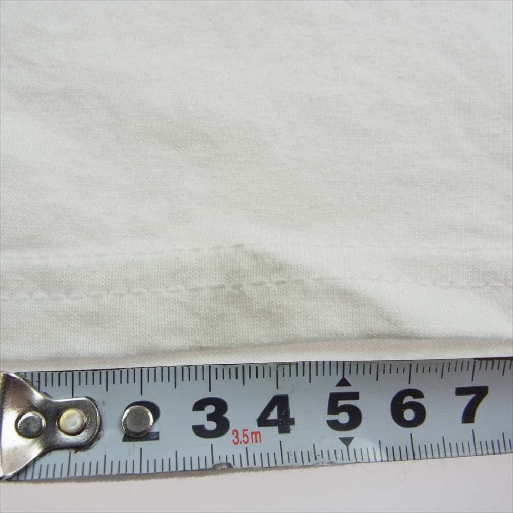 フォーティーパーセント アゲインストライツ ボックス プリント 半袖 Tシャツ カットソー ホワイト系 XL【中古】