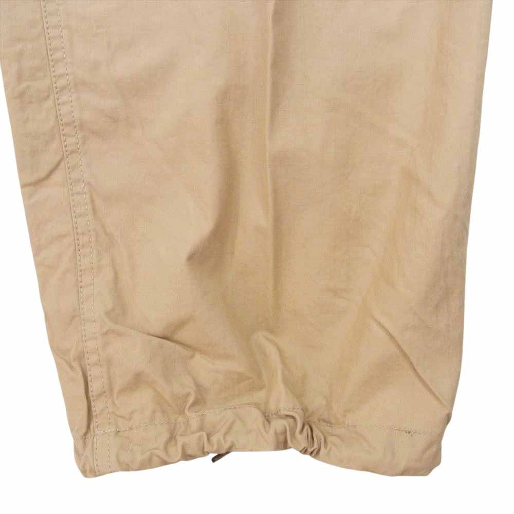 BEAMS ビームス 38-24-0081-803 PLUS MIL 6 Pocket 80/3 Ripstop ミリタリー リップストップ カーゴ パンツ ベージュ ベージュ系 M【中古】