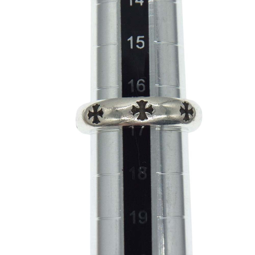 CHROME HEARTS クロムハーツ(原本無) NEGATIVE CH PLUS ネガティブ CHプラス リング シルバー系 17号【中古】