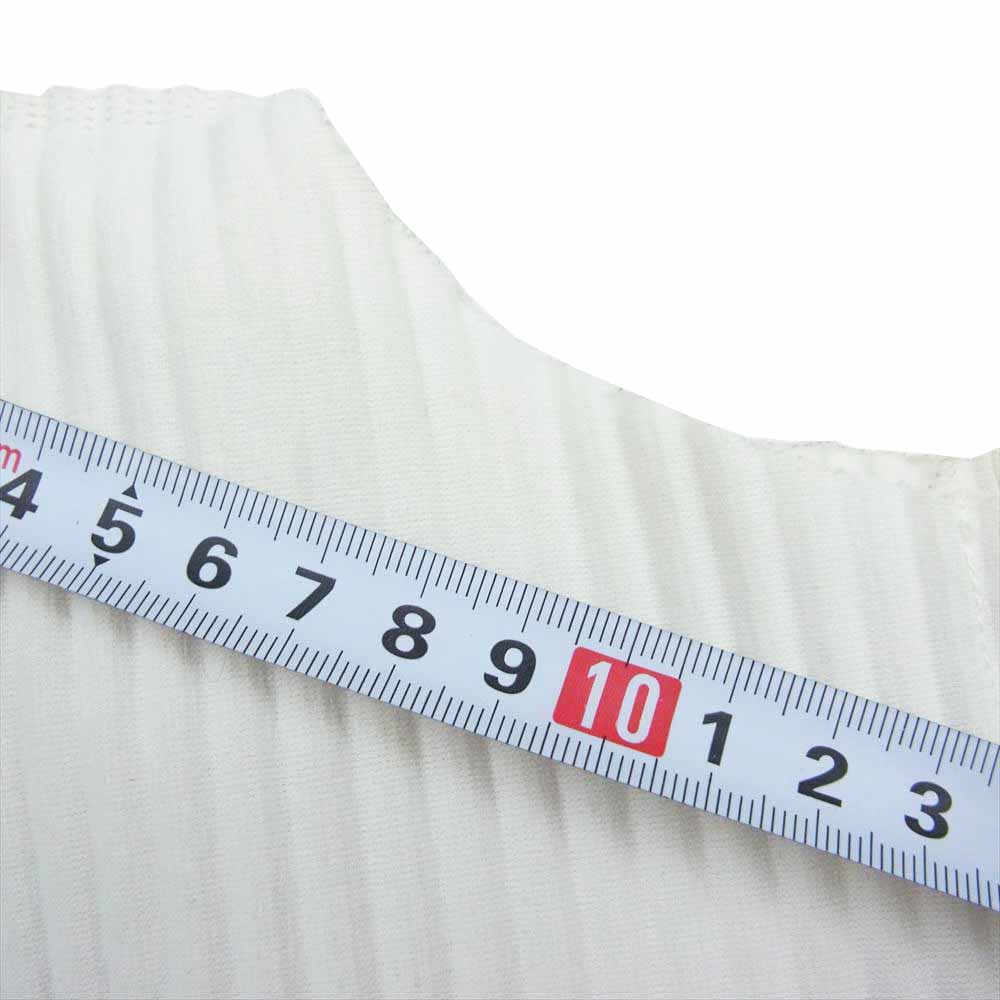 ISSEY MIYAKE イッセイミヤケ me ミー MI12KO612 プリーツ加工 ドルマンスリーブ カーディガン ホワイト系【中古】