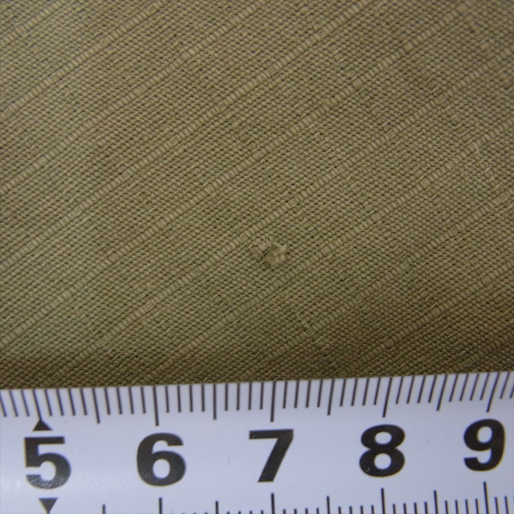 STUSSY ステューシー ポケット ワークシャツ 半袖 カーキ系 M【中古】