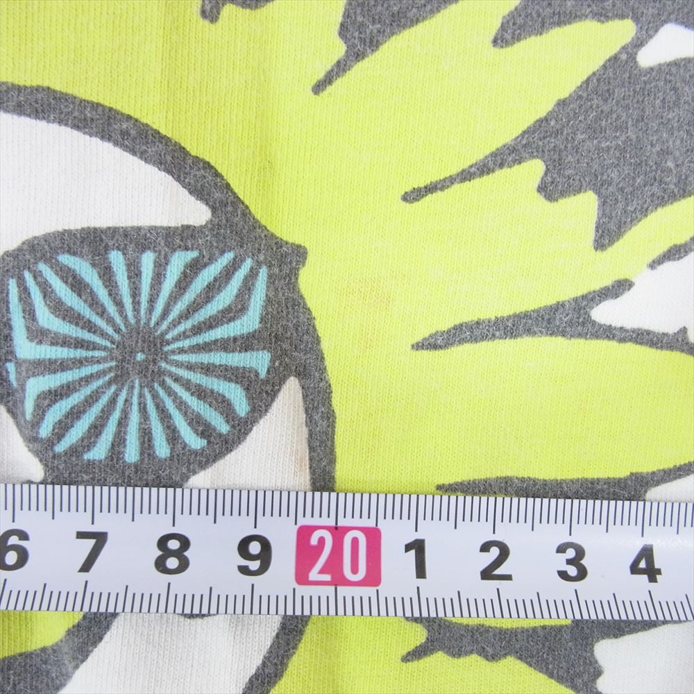 STUSSY ステューシー BEACH ビーチ プリント Tシャツ ホワイト系 XL【中古】