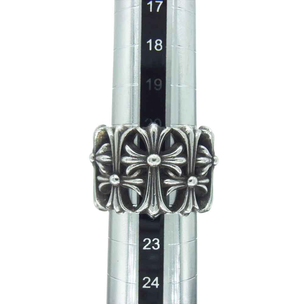 CHROME HEARTS クロムハーツ(原本無) CEMETERY セメタリー クロス リング シルバー系 22号【中古】