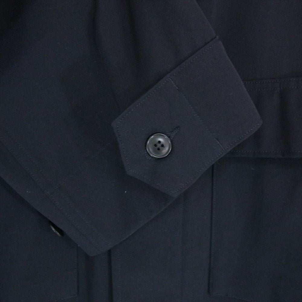 COMOLI コモリ 21SS T01-01027 ウールギャバジン B.D.U ジャケット ブラック系 3【美品】【中古】