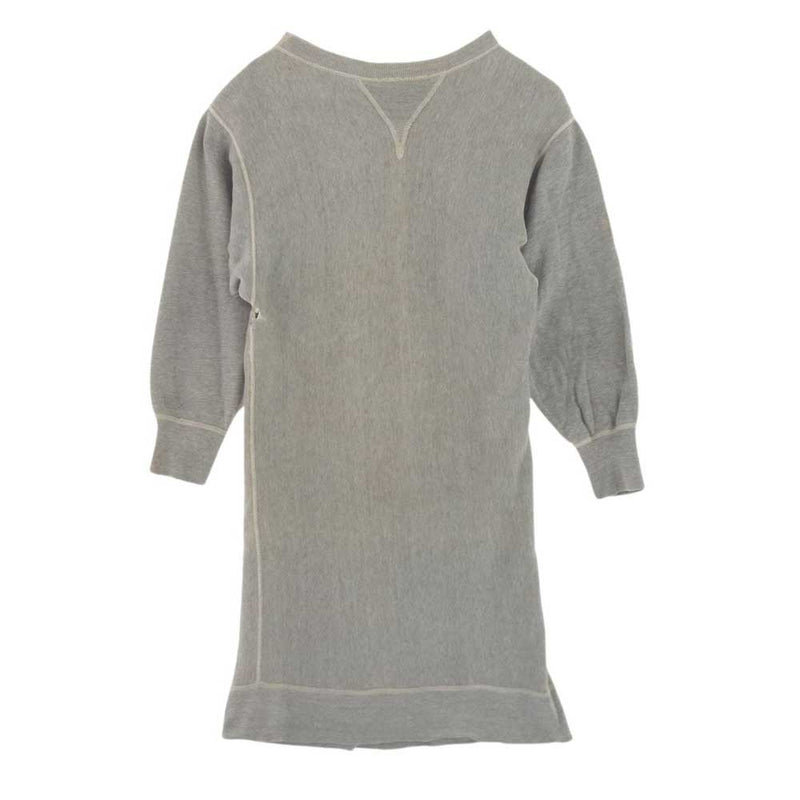 ヴィンテージ 30s 両V ロング丈 スウェット グレー系 44【中古