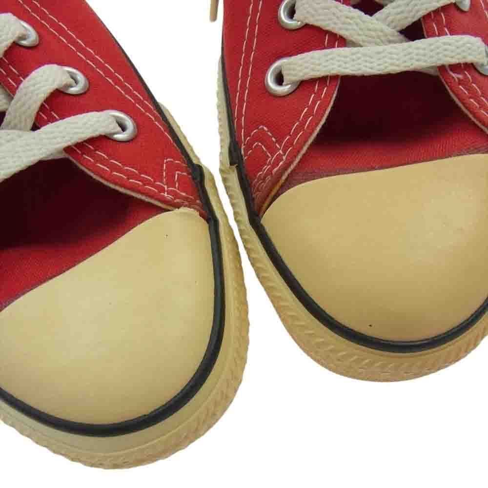 CONVERSE コンバース 90s USA製 ALL STAR オールスター ローカット キャンバス スニーカー レッド系 US7【中古】