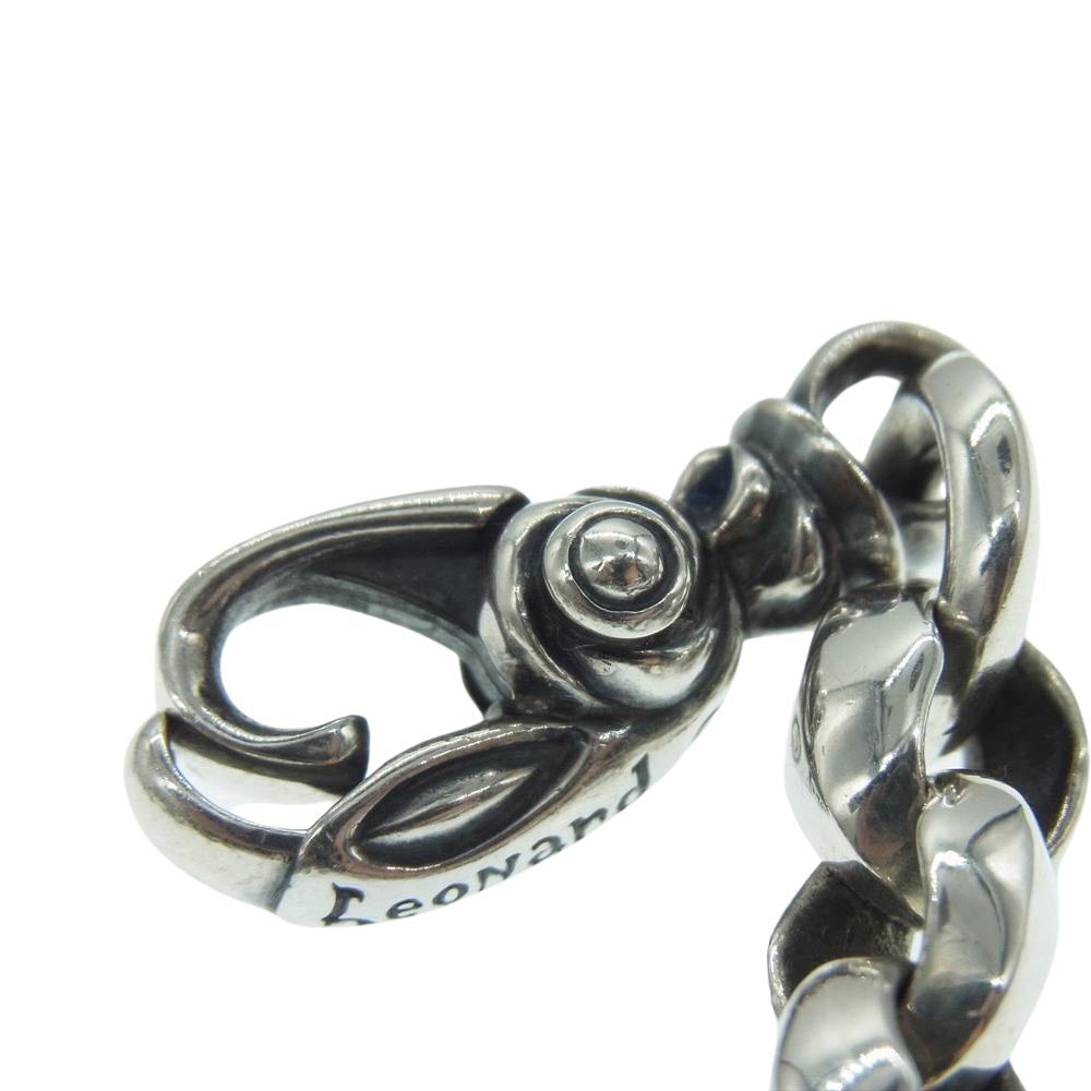 LEONARD KAMHOUT レナードカムホート シルク リンク S プレーンサークル チェーン ネックレス シルバー系【中古】