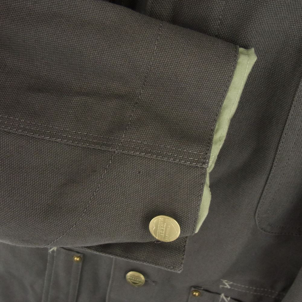 Sacai サカイ 24SS 24-03390M × Carhartt カーハート WIP ダブリューアイピー Reversible Coat リバーシブル ダック コート グレー グレー系 グリーン系 2【美品】【中古】