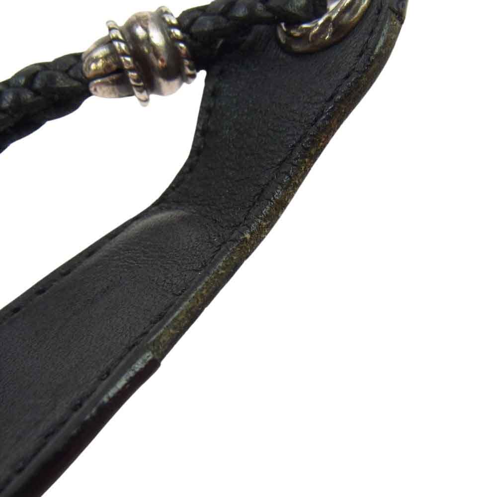 CHROME HEARTS クロムハーツ(原本無) SHOE HORN SML シューホーン レザー 靴べら ブラック系【中古】