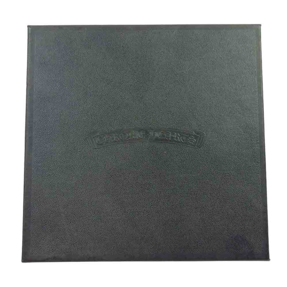 CHROME HEARTS クロムハーツ(原本無) 1.5 STRAP スクロール レーベル リベッツ レザー ベルト ブラック系【中古】