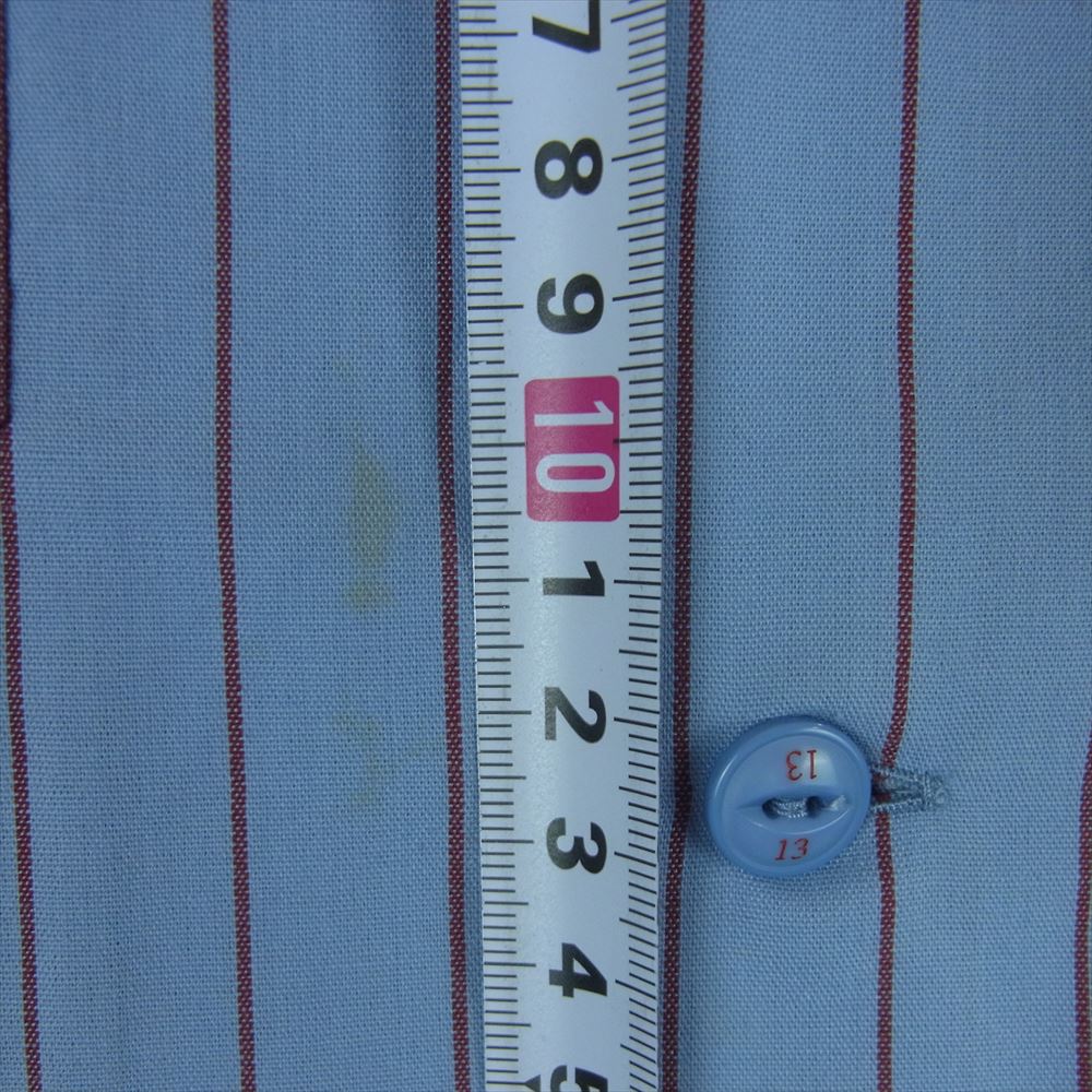 NEIGHBORHOOD ネイバーフッド 23SS 231TSNH-SHM06 STRIPE WORK SS SHIRT ストライプ 半袖 シャツ ライトブルー系 M【中古】