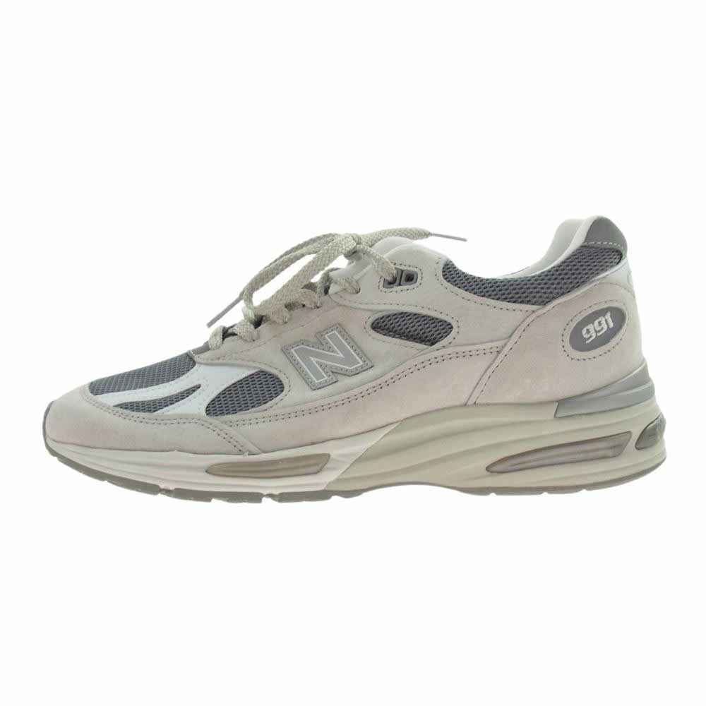 NEW BALANCE ニューバランス スニーカー U991LG2 英国製 991V2 MiUK Nimbus Cloud ライトグレー スエード メッシュ スニーカー グレー系 US8.5D【新古品】【未使用】【中古】 NEW BALANCE ニューバランス U991LG2 英国製 991V2 MiUK Nimbus Cloud