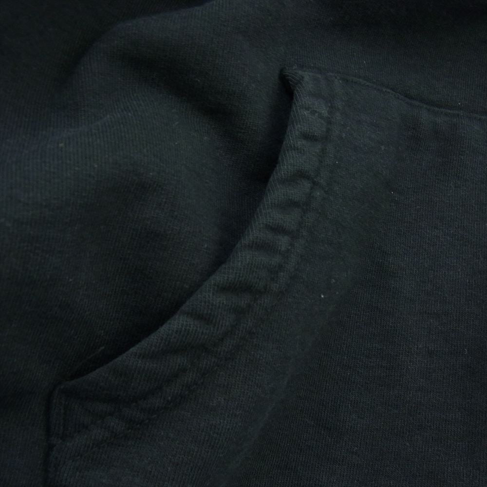 Supreme シュプリーム 18SS Sideline Hooded Sweatshirt サイドライン ロゴ スウェット パーカー ブラック系 L【中古】