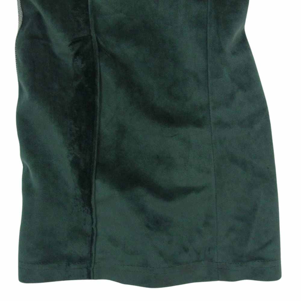 Needles ニードルス Narrow Track Pants Velour ベロア ナロー トラック パンツ グリーン系 S【中古】