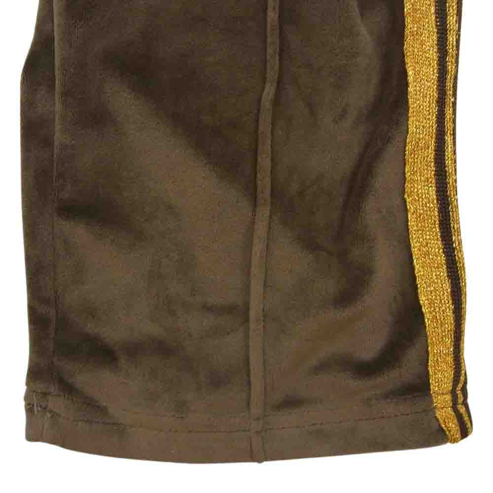 Needles ニードルス EJ202 Narrow Track Pants Velour ベロア ナロー トラック パンツ ブラウン系 S【中古】