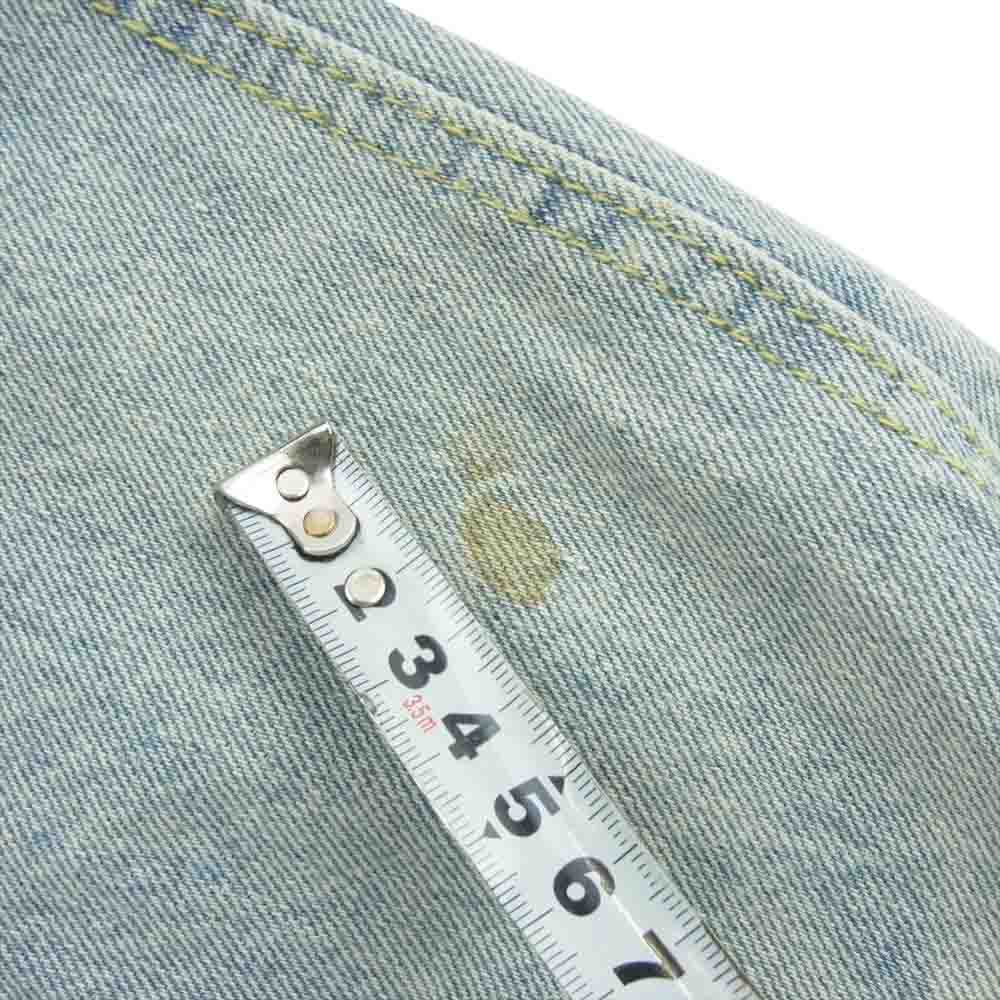 ミスマッチ NYC NEW YORK 2pac paint denim jacket ニューヨーク オーバーサイズ デニムジャケット インディゴブルー系【中古】