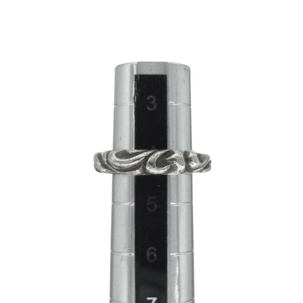 CHROME HEARTS クロムハーツ(原本無) SCRL BAND スクロールバンドリング シルバー系 約4号【中古】