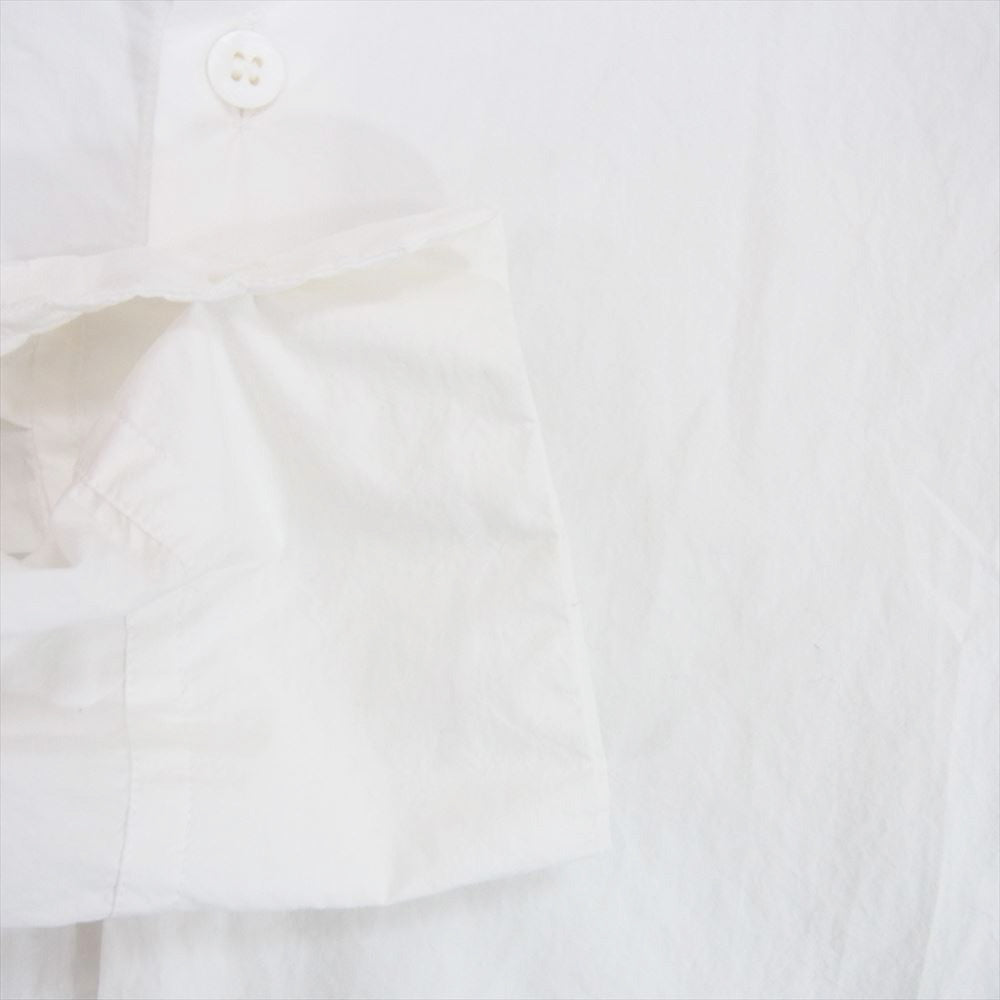 バーグファベル 1159-343-6421 イタリア製 FARMER SHIRT ファーマー 長袖 シャツ ホワイト系 48【中古】