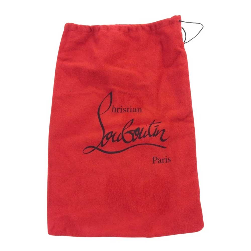 Christian Louboutin クリスチャンルブタン イタリア製 KATE 100 ピンヒール パテント パンプス ブラック系 36【美品】【中古】