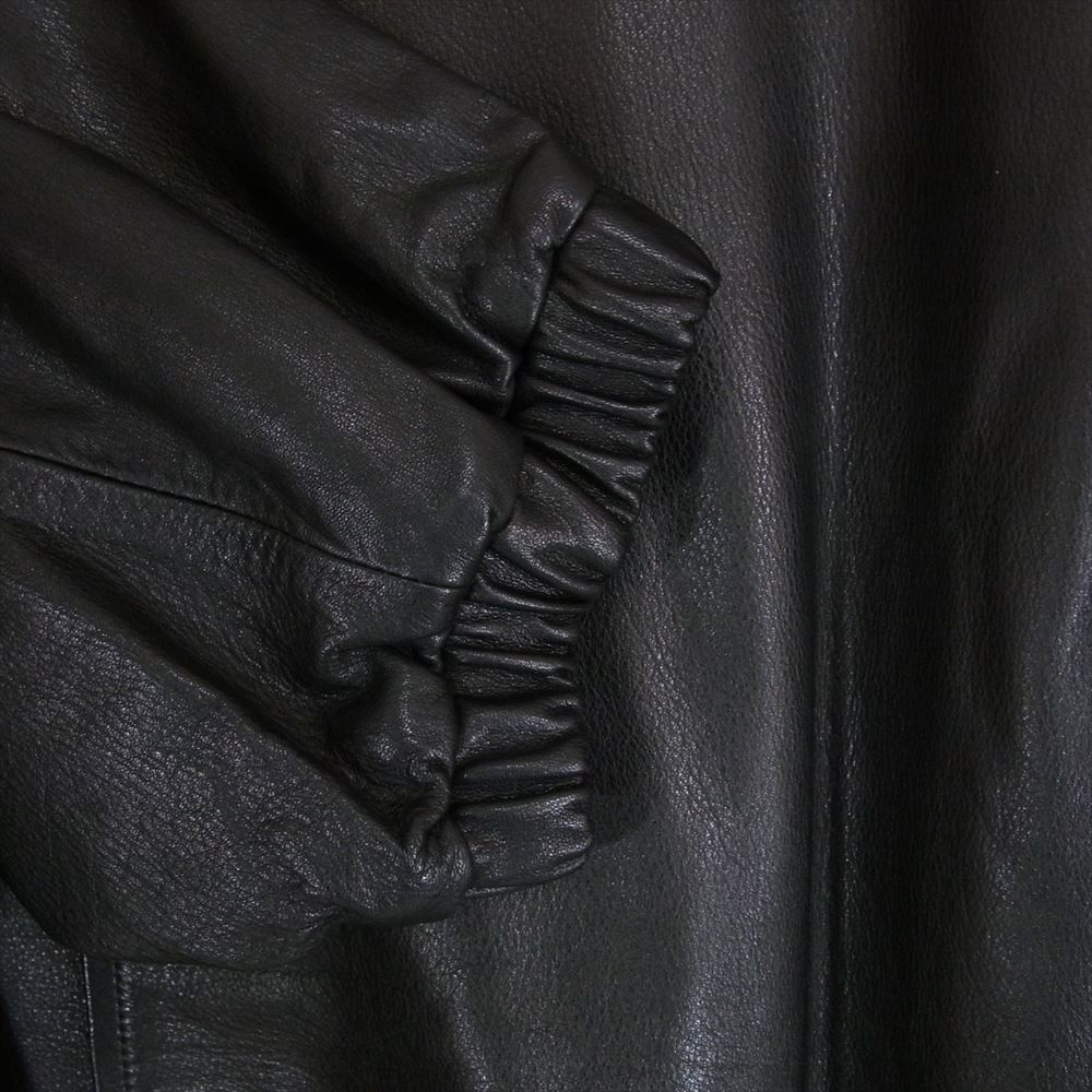 エーレザー ALN2207 Humongous Coach Jacket オーバーサイズ レザー コーチジャケット ブラック系 56【中古】