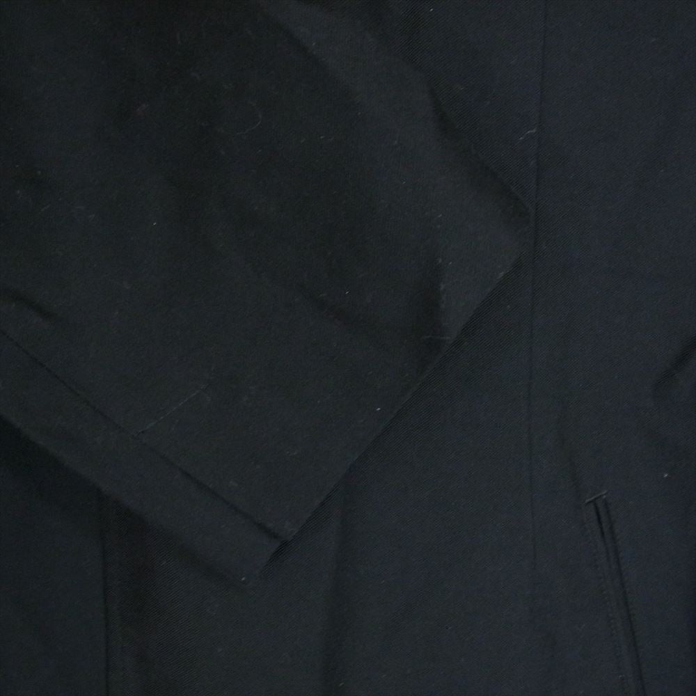 Yohji Yamamoto POUR HOMME ヨウジヤマモトプールオム 20SS HN-J06-002-2A Cotton Twill コットン ツイル ノーカラー ジャケット コート ブラック系 4【美品】【中古】