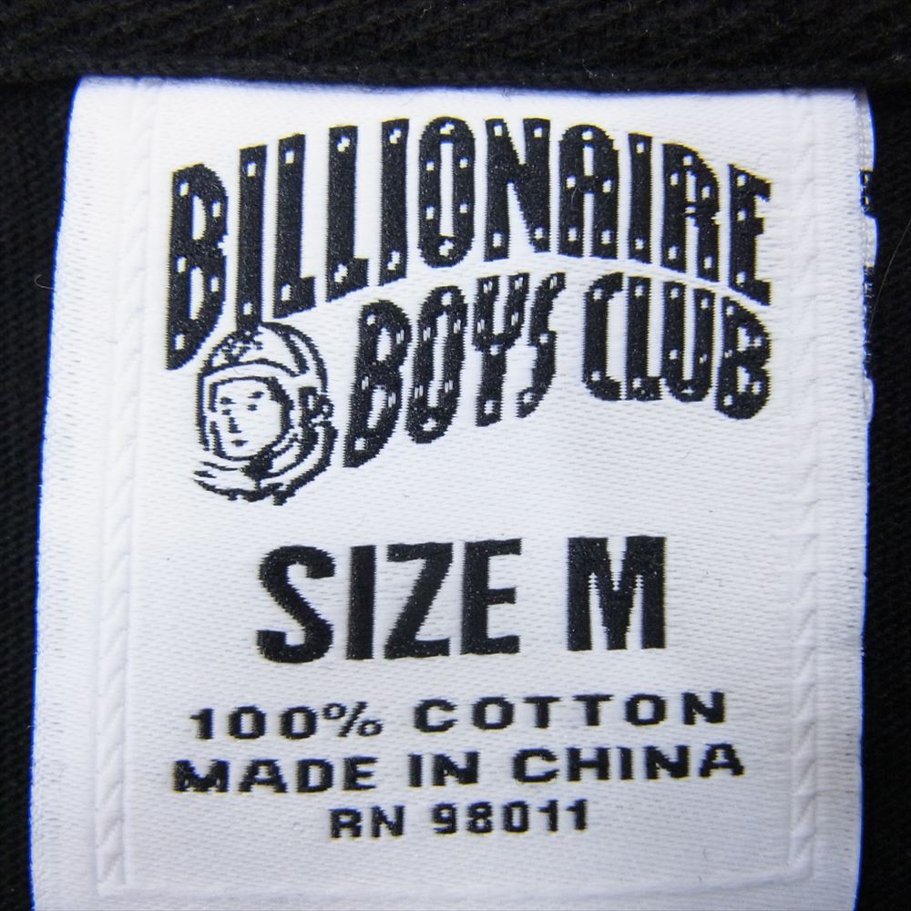 ビリオネアボーイズクラブ Scribbled S/S Tee ヘルメット アーチロゴ Tシャツ ブラック系 M【中古】