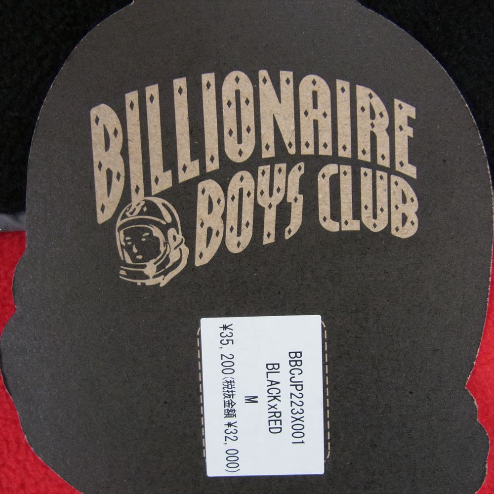 ビリオネアボーイズクラブ BBCJP223X001 FLEECE BLOUSON フリース ブルゾン ジャケット レッド系 M【中古】
