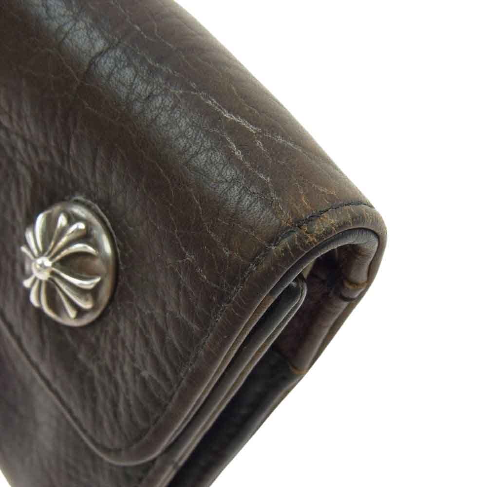 CHROME HEARTS クロムハーツ(原本無) WAVE CROSS BALL CAMO クロスボールボタン ウェーブウォレット カモフラ 迷彩【中古】