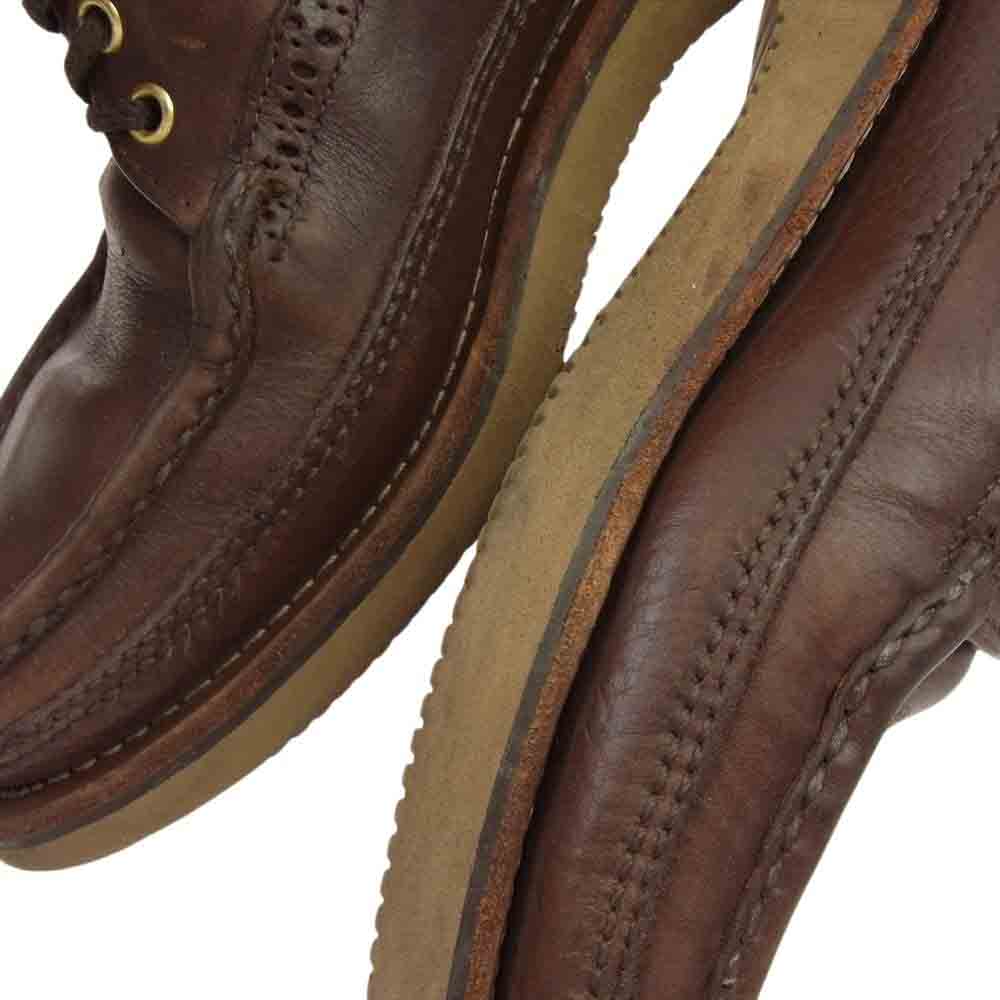 RUSSELL MOCCASIN ラッセルモカシン 2792 vibram ビブラム ソール チャッカ レザー ブーツ ブラウン系 9.5【中古】