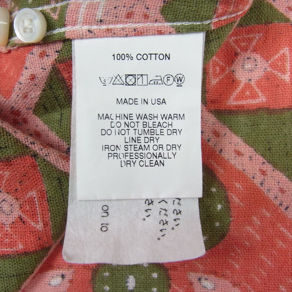 Engineered Garments エンジニアードガーメンツ POPOVER BD SHIRT ポップ オーバー 半袖 ボタン ダウン シャツ マルチカラー系 M【中古】