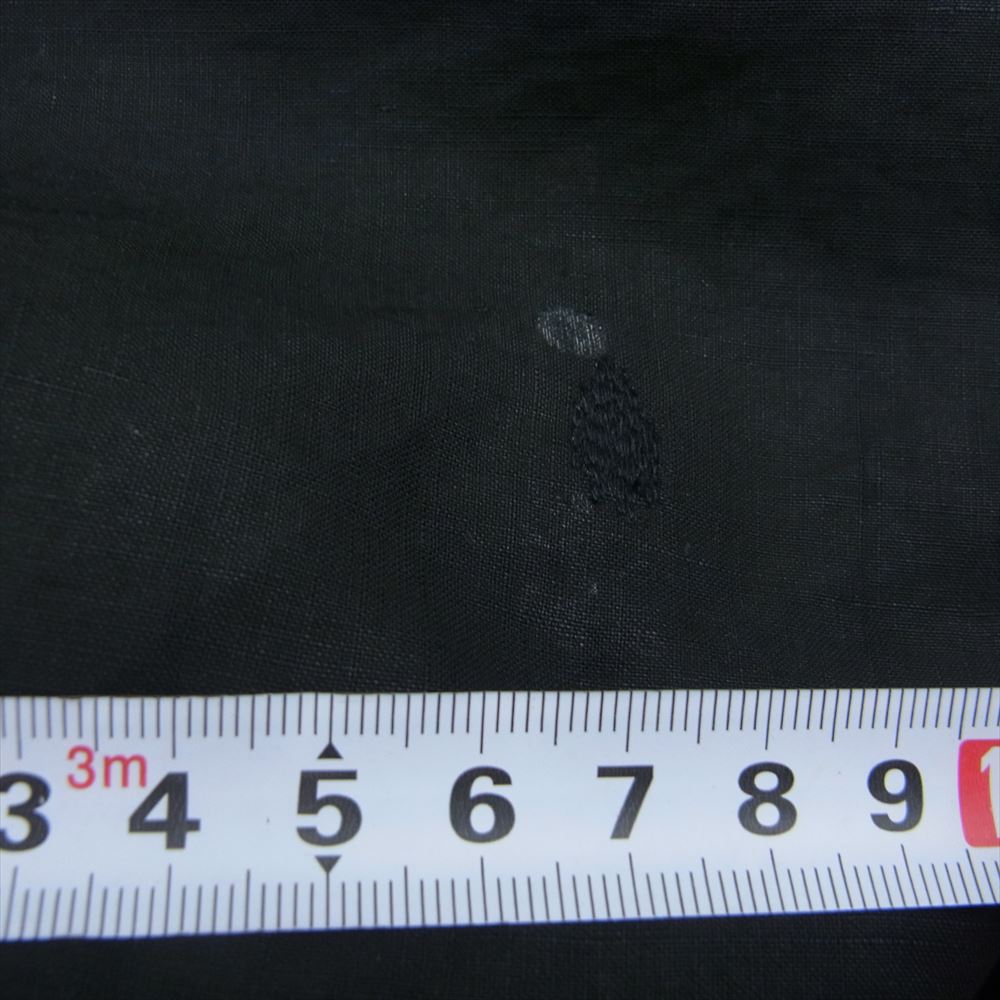 ヴィンテージ ヴィンテージ 30s 40s Braillon製 biaude フレンチワーク ビヨード フルオープン ロング シャツ コート ブラック系【中古】