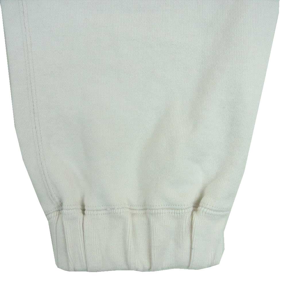 エイトン PRAGNW0070 ZERO TSURI URAKE SWEAT PANTS スウェット パンツ コットン 日本製 オフホワイト系 02【中古】