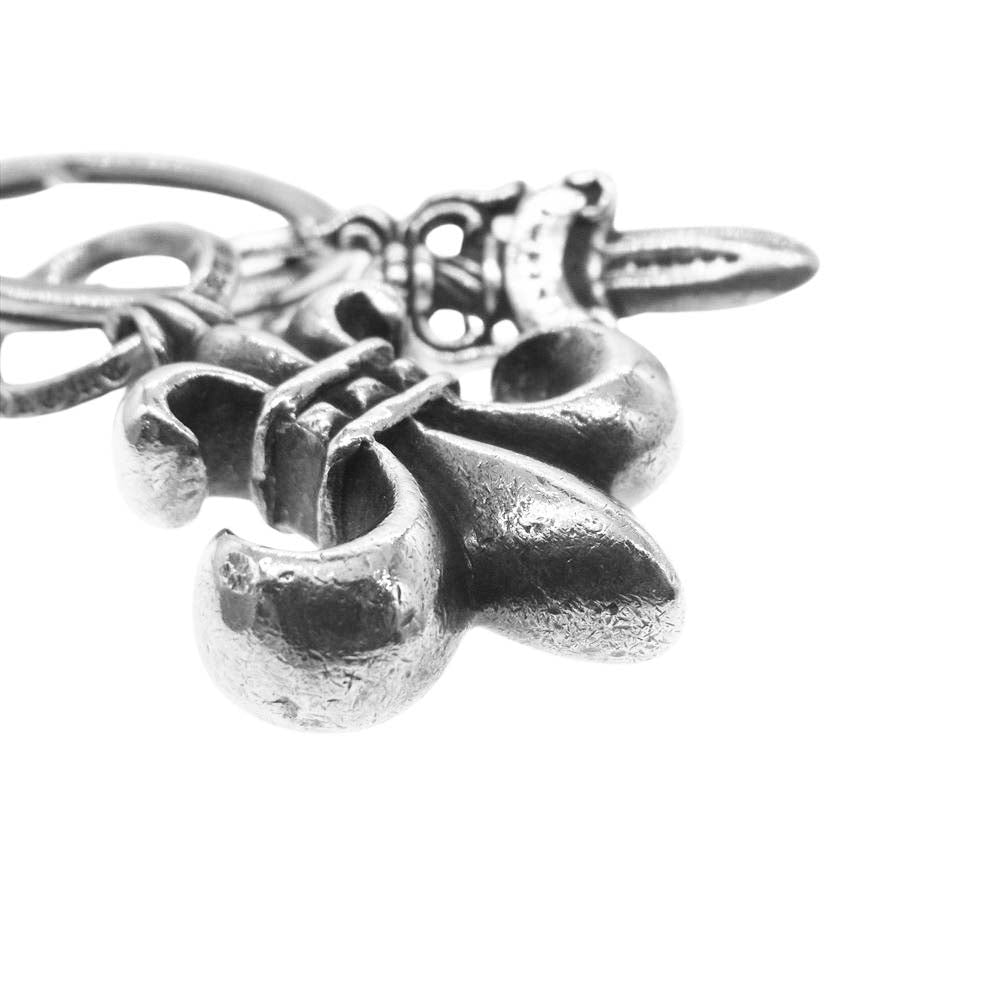 CHROME HEARTS クロムハーツ(原本無) BSフレア No5 DAGGER #5ダガー キーリング キーホルダー シルバー系【中古】