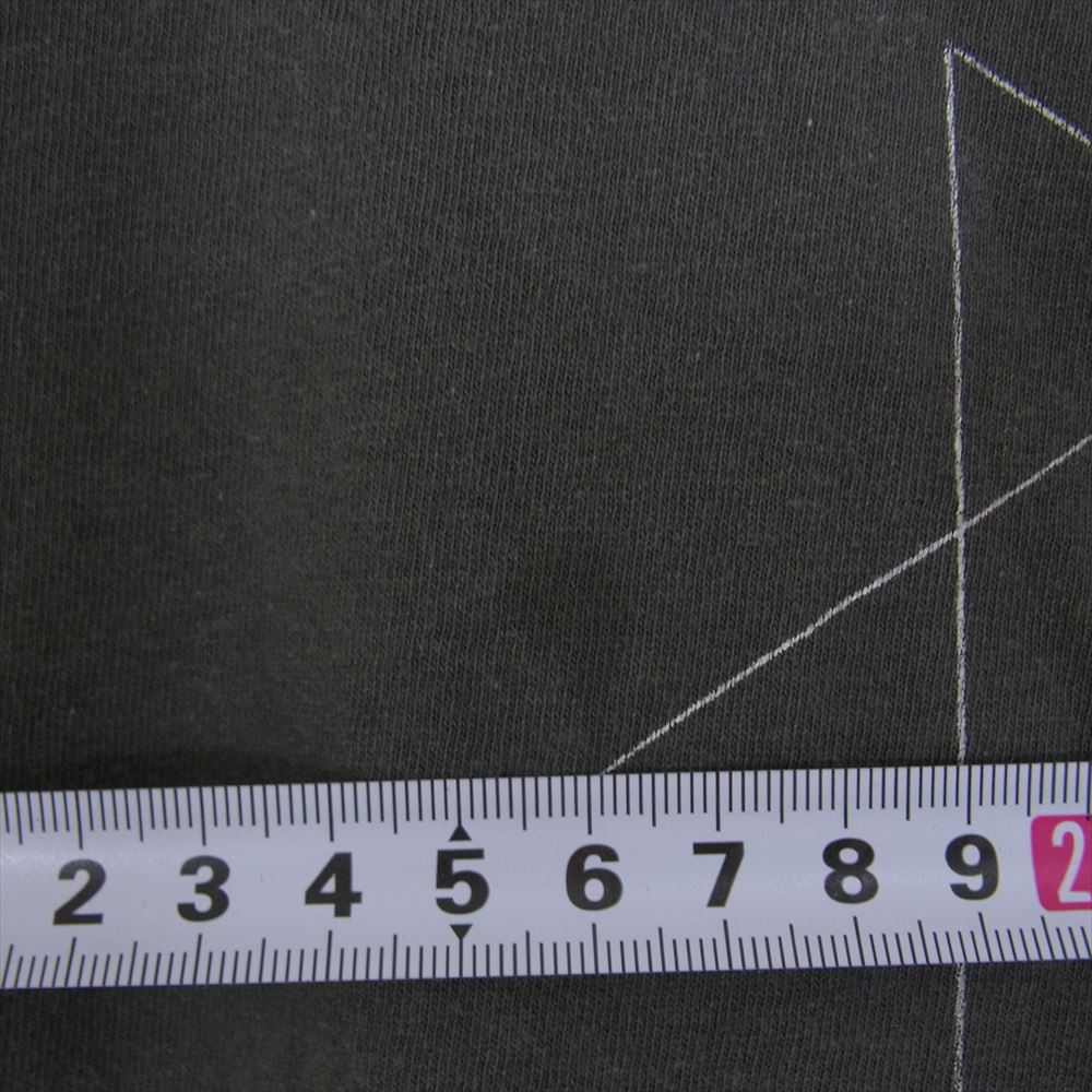 Rick Owens リックオウエンス DU7250 DRKSHDW ダークシャドウ PENTAGRAM ペンタグラム 五芒星 ステッチデザイン 半袖 Tシャツ カットソー グレー系 L【中古】